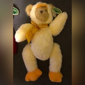 Bearington Bear, Mac McQuack. 15” tall. Never been played with & still has tags.